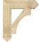 Ekena Millwork Westlake Arts & Crafts Rough Sawn Bracket, Douglas Fir, 6"W x 26"D x 30"H BKT06X26X30WTL03RDF - alternate 3